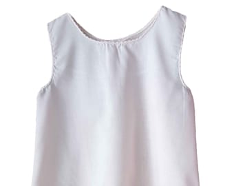 Machine Sewn Baby A-Line Slip