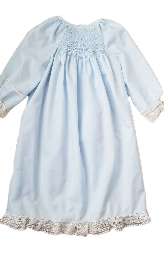smocked monogrammed baby clothes