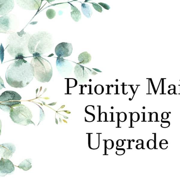 Priority Mail Upgrade for Free Shipping Items