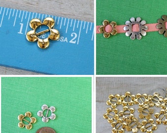 1 Vintage Doll Size 1/" Black Beaded Buckle for 3//8/" Belt//Strap Mini Buckle Japan
