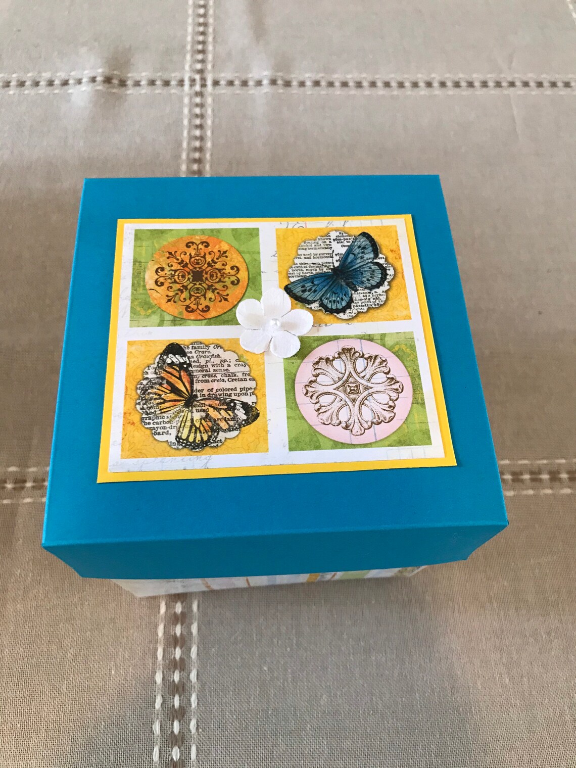 Butterfly Scrapbook Surprise Box Etsy
