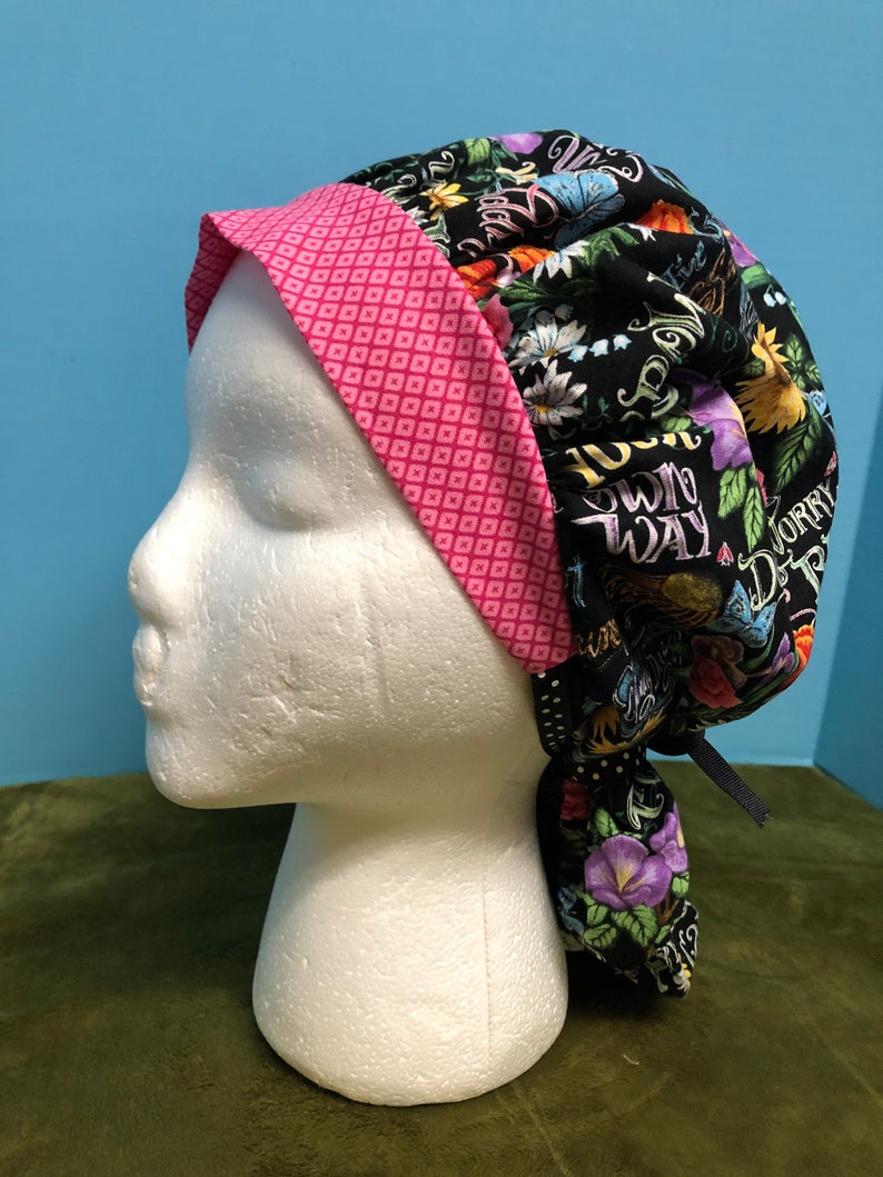 Optimistic Bouffant Scrub Hat