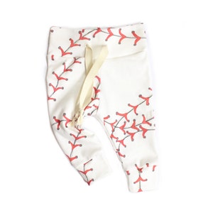Baseball Stitches Joggers | baseball leggings | baby baseball leggings | baseball pants