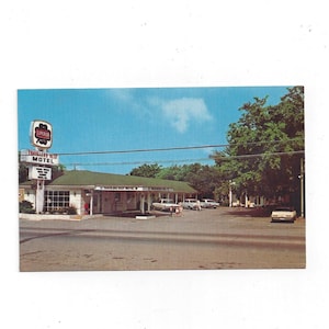 Jaren 1960 Traveler's Rest Motel Postcard, Nashville, Brentwood, Tennessee, Pub. door Earl W. Hughes & Dexter, Unposted