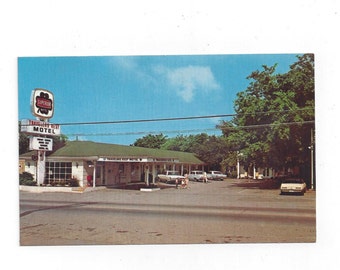 1960 Traveler's Rest Motel Postcard, Nashville, Brentwood, Tennessee, Pub. di Earl W. Hughes & Dexter, Unposted