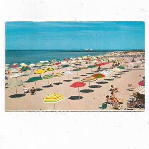 Pocztówka z plaży na wyspie Nantucket, Massachusetts, opublikowana w 1970 r. ze znaczkiem 6 Cent, wiadomość, pamiątka z podróży, materiały do scrapbookingu, Howell