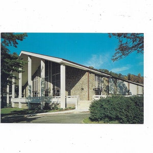 B W Spilman Auditorium, Ridgecrest Baptist Conference Center Postkarte, North Carolina, Außenansicht, Ungepostet,