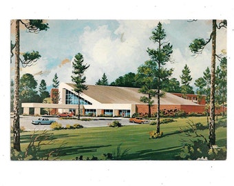 1960s Quality Inn NE Postcard, Columbia, South Carolina, Unposted, Artist Rendition, Alvin Press, Travel Souvenir