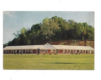 1960s Vintage "Y" Motel Postcard, Morristown, Tennessee, US 25 E at Enka Road, Cherokee Post, Unposted, Travel