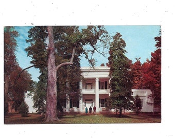 1950 Postcard the Hermitage, Home of Pres. Andrew Jackson, near Nashville, Tennessee, Hwy 70, Travel Souvenir,