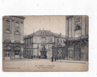 Cartolina dei primi anni del 1900 o della fine del 1800 Prefettura di La a Nancy, Francia, Foto in bianco e nero, Imprimeries Reunies, Souvenir di viaggio