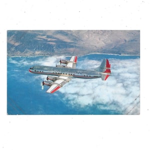 Postal insignia de American Airlines Electra de avión Jet Prop, publicada con mensaje, sello de 3 centavos, recuerdo de viaje aeronáutico, de 1959