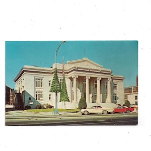 1968 Postcard of Rowan County Court House Salisbury North Carolina