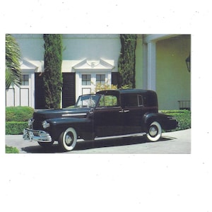 1980er Jahre Postkarte 1940 Lincoln Town Car, Spezialanfertigung für Mrs. Henry Ford, Imperial Palace Auto Collection, Las Vegas, Nevada, Unposted