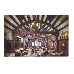 Karl Ratzsch's Restaurant Postkarte, Milwaukee, Wisconsin, ungepostet, Holiday Magazine Award, Rendezvous der Berühmtheiten, Reise-Souvenir