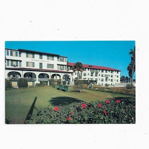 1960er Postkarte von Princess Issena Hotel, Daytona Beach, Florida, Unposted, Travel Souvenir Ephemeraping, Southern Card Co