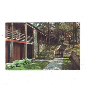 Pocztówka z Parku Stanowego Pine Mountain, Pineville, Kentucky, z 1975 r., wysłana ze znaczkiem 10 Cent, wiadomość, pamiątka z podróży, album ze zdjęciami z recyklingu
