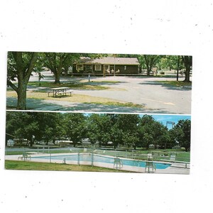 Années 1970 Crossroads Travel Park, Perry, Géorgie, Crazy Horse Campgrounds, AAA, Off I-75, Unposted, Souvenir de voyage