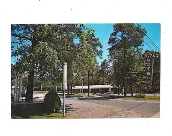 1960s Postcard of King Cotton Motel, Columbia, South Carolina, Unposted, on US 1, Unposted, Travel Souvenir Ephemera