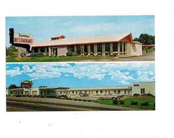 1960s Color Photo Postcard of Travelers Motel & Restaurant, Maryville, Tennessee, Unposted, Ephemera, Travel Souvenir