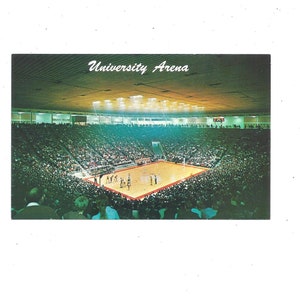 Cartão postal da University New Mexico South Arena, da década de 1960, Albuquerque, não publicado, lembrança de viagem, local de concertos esportivos de basquete