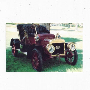 Cartolina degli anni '80 del 1907 Carter Car con tonneau, Imperial Palace Auto Collection, Las Vegas, Nevada, Unposted, Palace Hotel, Souvenir