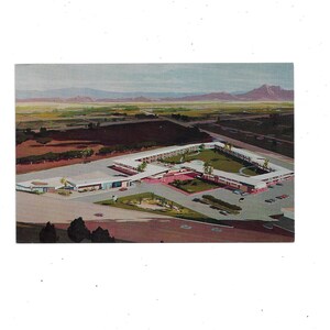 Jaren 1960 Ansichtkaart van Sands Hotel, Phoenix, Arizona, Unposted, Marks & Fuller, Travel Souvenir Ephemera, Artist Rendition