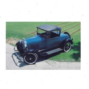 Carte postale des années 80 de 1928 Ford modèle A Roadster avec siège rugueux, Imperial Palace Auto Collection, Las Vegas, Nevada, sans affectation, Palace Hotel