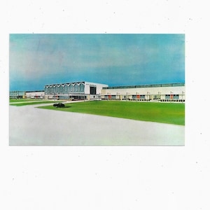 Cartolina del motel Alamo Plaza, Charlotte, Carolina del Nord, US 29 Business Route, Non pubblicato, Ephemera, Souvenir di viaggio, Metà del secolo, Primi anni '60
