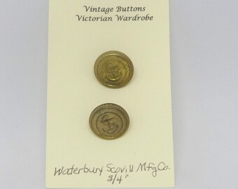 7 Boutons De Couture 5/8 Avec Couronne - Pour Chemises - Neuf Sans Marque