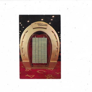 1950er Jahre Postkarte von Joe W. Brown's Horseshoe Club in Las Vegas, Nevada, mit einer Million Dollar auf dem Display, ungepostet, Reiseandenken