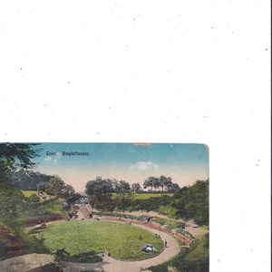 Cartolina dell'anfiteatro di Treviri dei primi anni del 1900, Germania, non spedita, origini romane 100 d.C., souvenir di viaggio, regalo di ritagli antichi riciclati