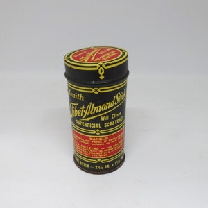 Zenith Tibet Almond Stick Advertising Tin 1960's 