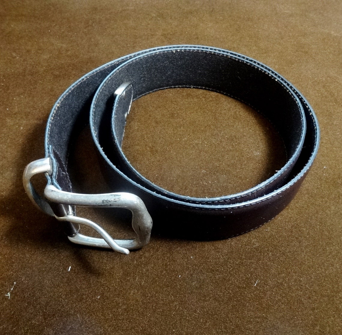 Fossil Gen. Leather Lady's 1.5 Inch Wide Belt in Dark - Etsy