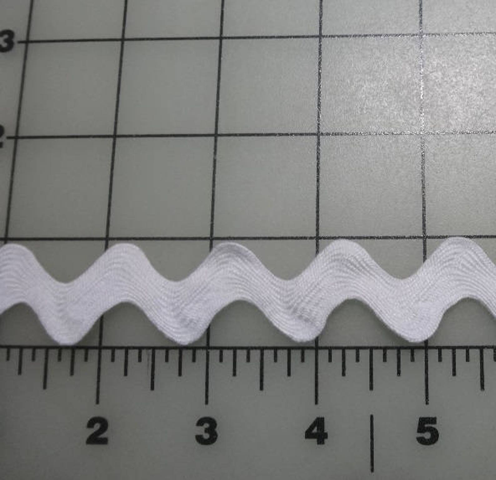 1 Inch Rick Rack Sewing Trim in WHITE Polyester BY the YARD Etsy