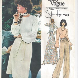 Vogue 1084 Pattern by American Designer Stan Herman - Etsy