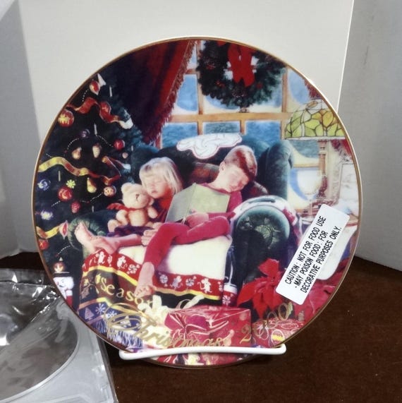 2000 年 AVON クリスマス プレート「クリスマス ドリーム