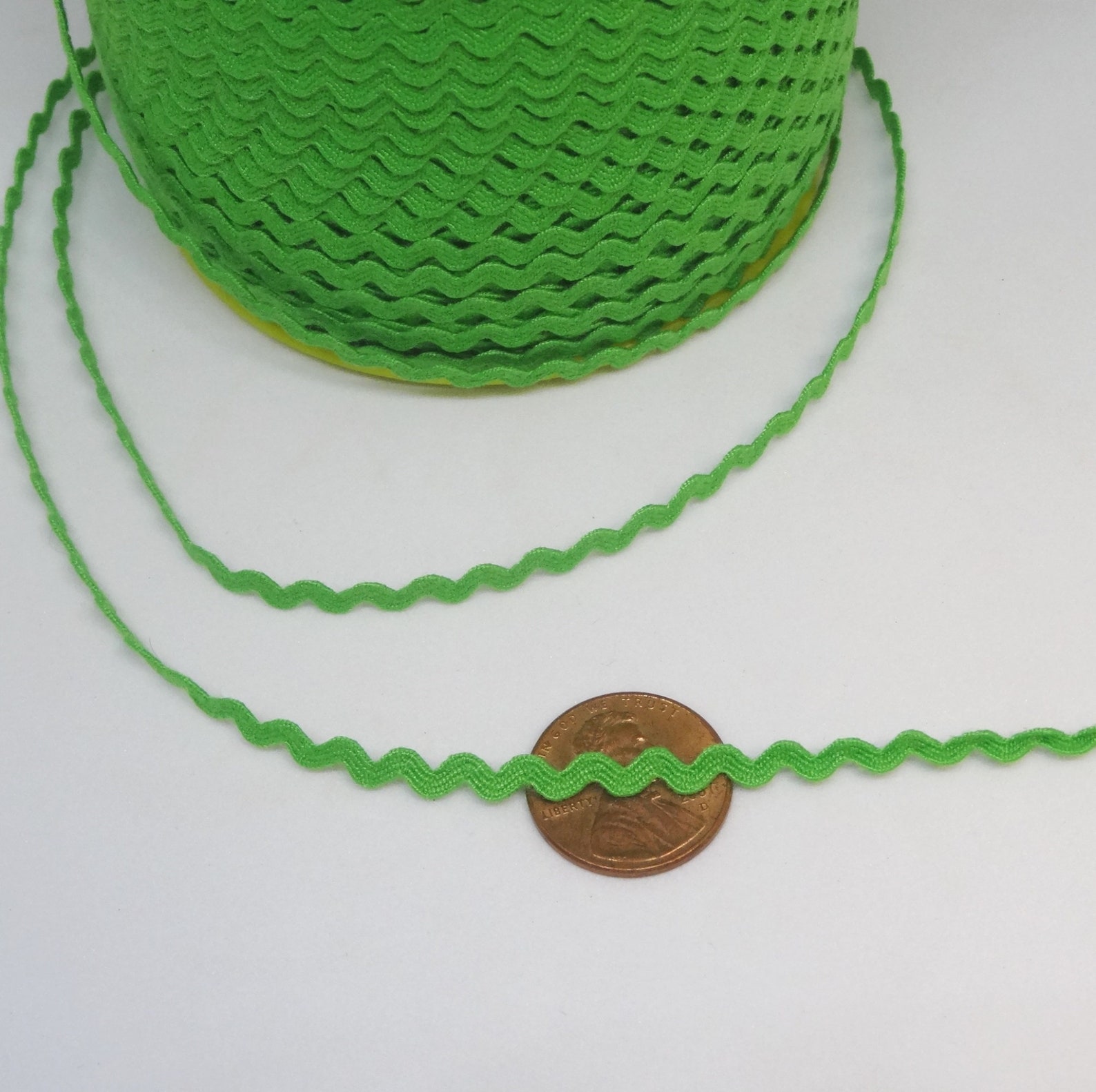 Baby Rick Rack by the YARD in Lime Green 13 Size 3/16 Inch Etsy