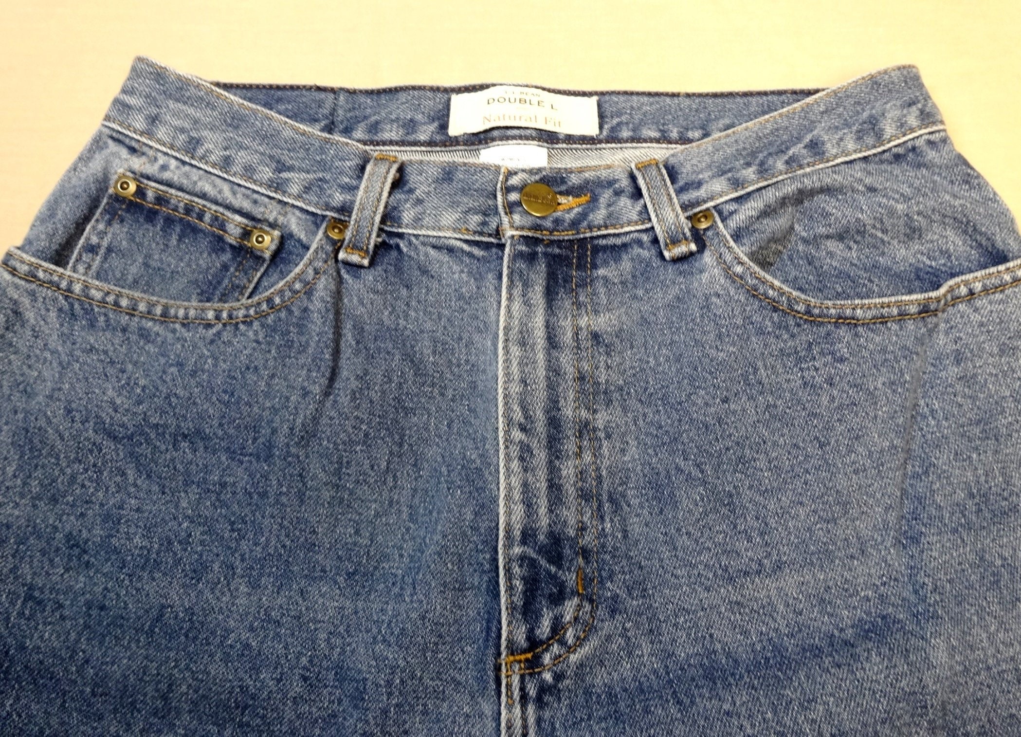1990s L. L. Bean Denim Misses Jeans Double L Natural Fit - Etsy