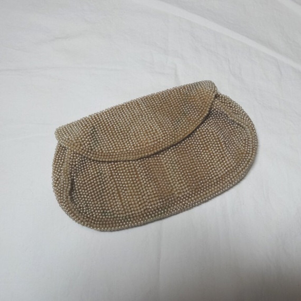 Vintage 1940s Rainbow Beaded Evening Bag