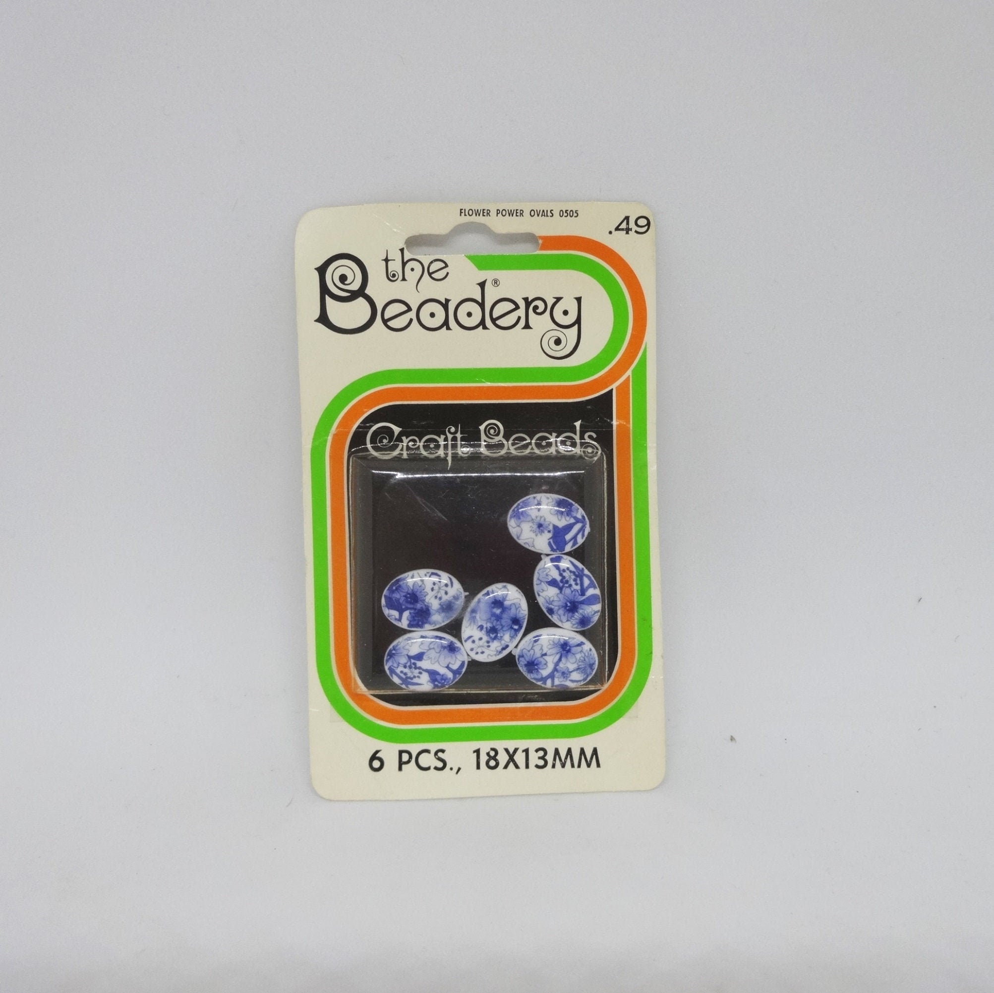 Vintage Craft Beads, New Old Stock, the Beadery, Made in the U.S.A. 