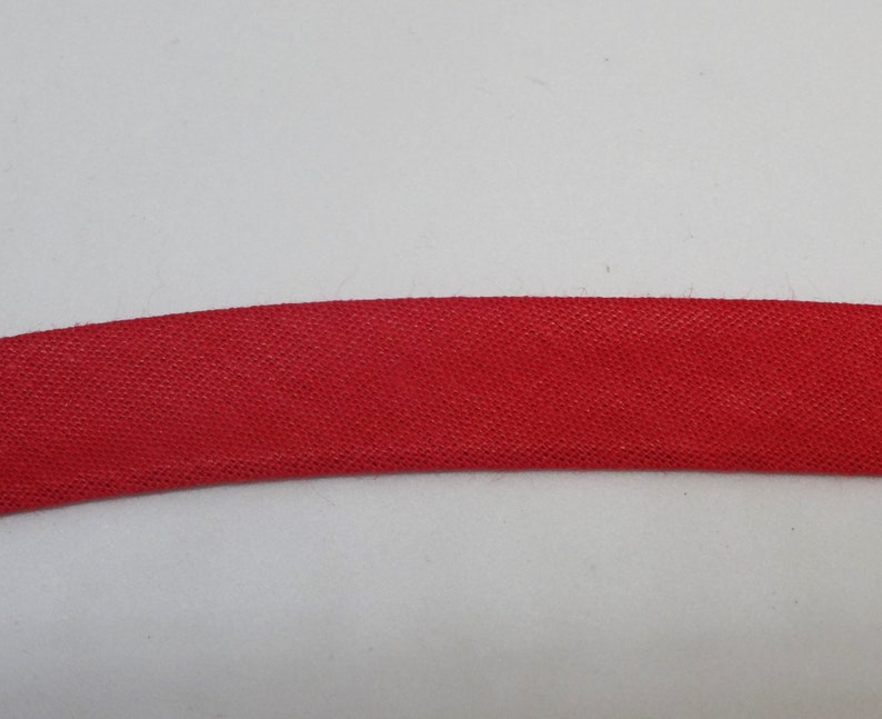 Red Half Inch Double Fold Bias Tape Binding BY the Yard Etsy