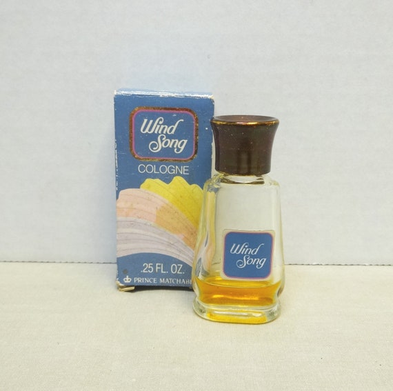 1990s Wind Song Cologne With Box by Prince Matchabelli, Mini Size