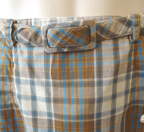 1960s Jantzen Pencil Skirt, Lined, Size 12, Brown… - image 2