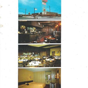 Interstate Inn-ansichtkaart, Nashville, Tennessee, extra lang, niet-gepost, 5 weergaven, nabij het centrum van de I-24 en I-65, reissouvenir, upcycle-plakboek