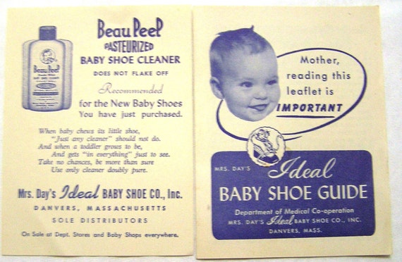 SALE - 1950s Vintage Mrs. Day's Ideal Baby Shoes … - image 3