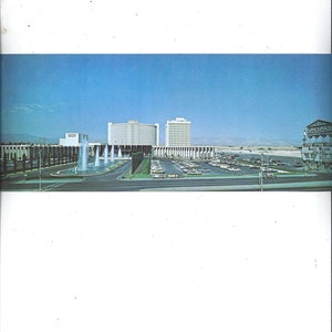 Carte postale longue du Ceasars Palace Hotel, Las Vegas, Nevada, années 80, non affilée, avec Nancy Wilson, Sergio Mendes et Brasil 66, souvenir