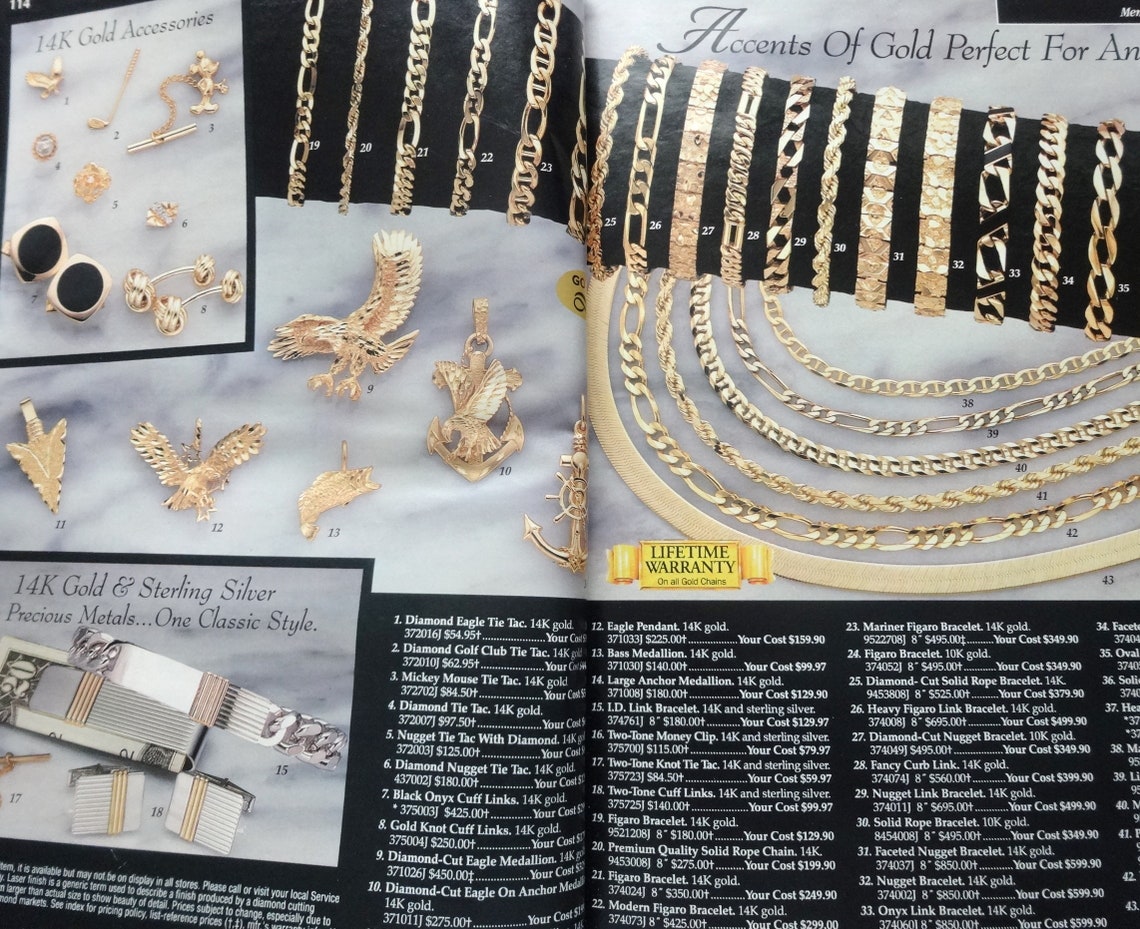 Service Merchandise 1996 Catalog Jewelry Gift Home 627 Etsy