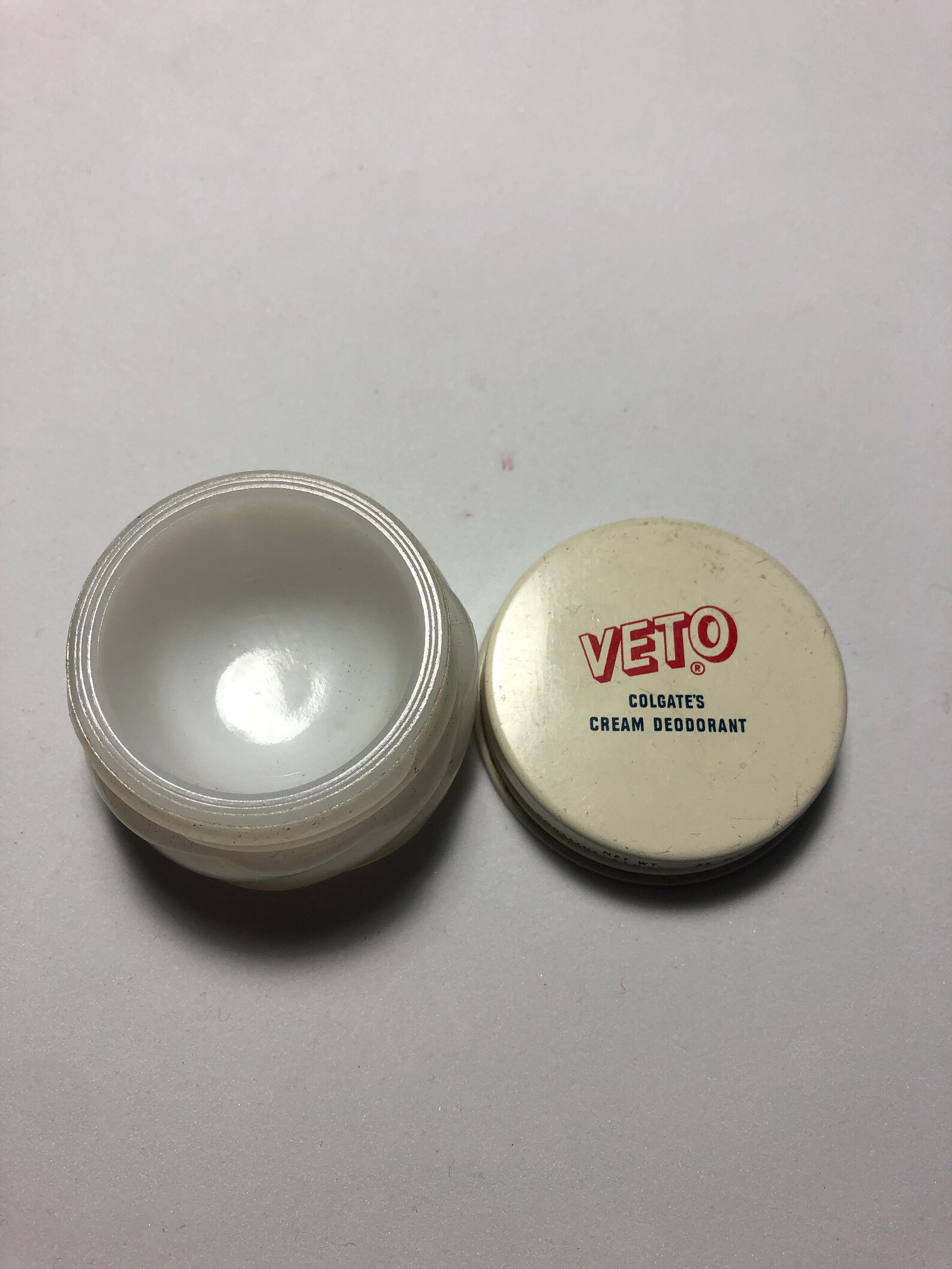 1950s VETO Cream Deodorant Jar by Colgate Palmolive NO Etsy