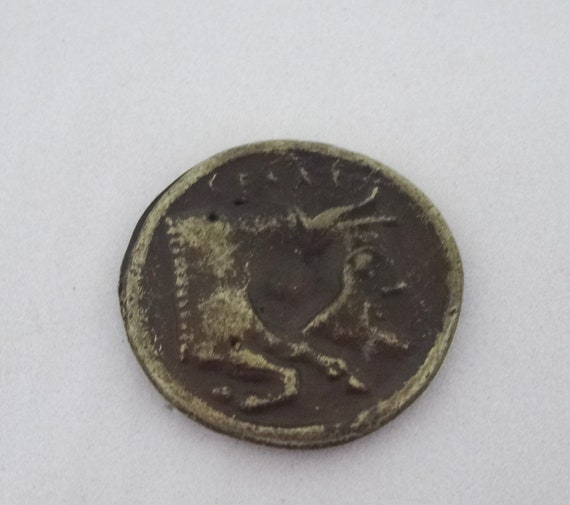 1960s Ancient Greece Coin Replica, CEAAE With Minotaur